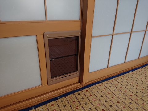【余目店】酒田市Ｉ様邸　内窓に猫くぐり戸！？